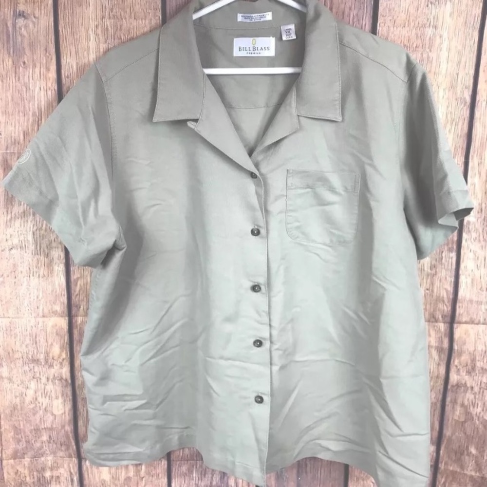 Bill Blass Women’s Button Down Cotton Shirt 2XL